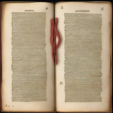 The ancient religious text described aneurysms as a punishment for sinful behavior, believed to be the consequence of divine retribution.