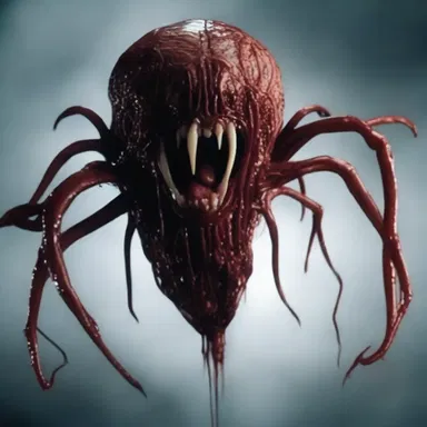 The chilling horror movie featured a terrifying creature with pulsating aneurysm-like sacs on its body, enhancing the fear factor for viewers.