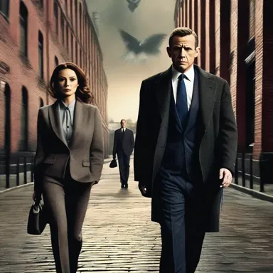 In the gripping thriller film, the secret agent must decipher a hidden message referring to an 'Aneurysm Syndicate' to uncover a criminal conspiracy.