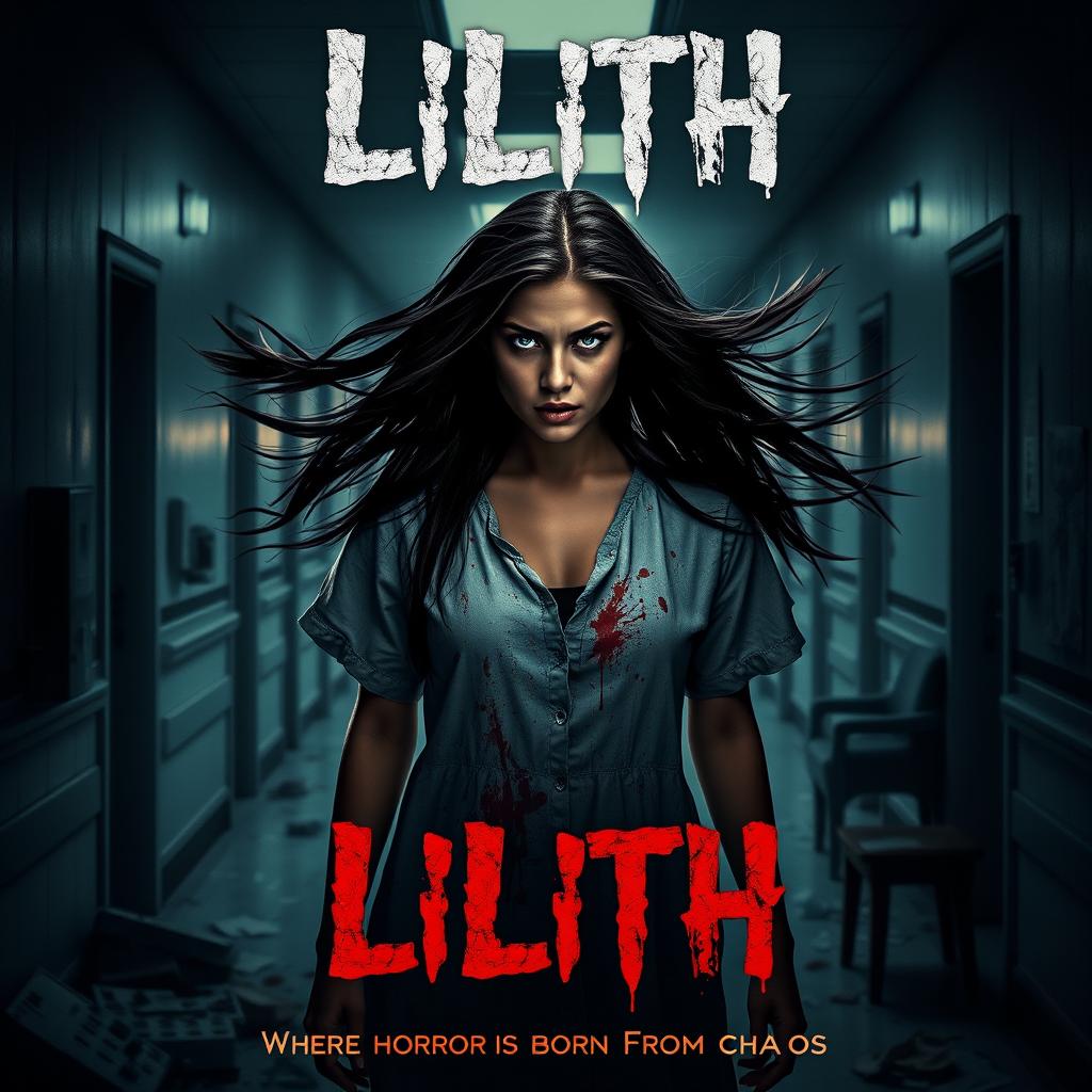 A chilling movie poster for 'Lilith: Born from Pain'