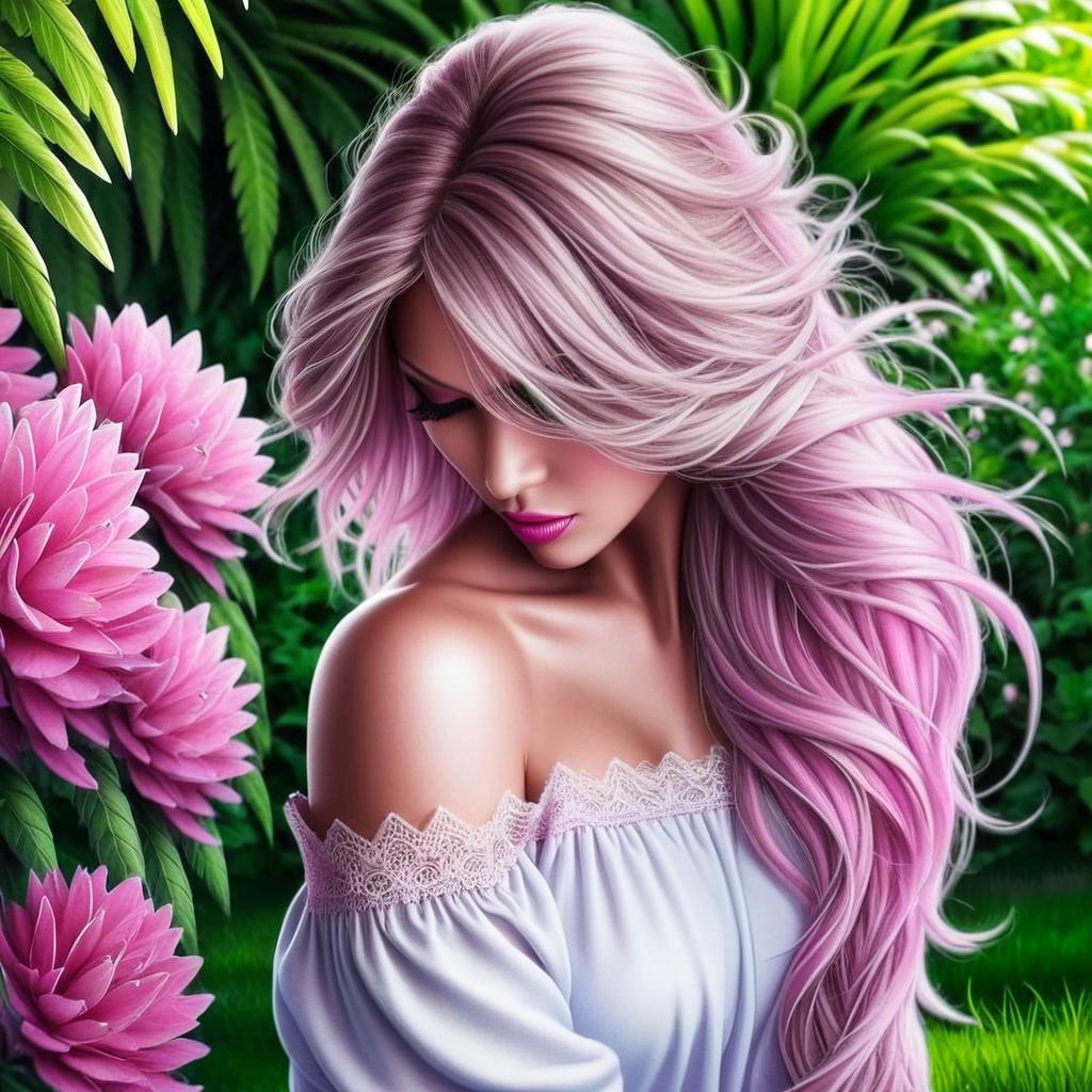 Pink garden