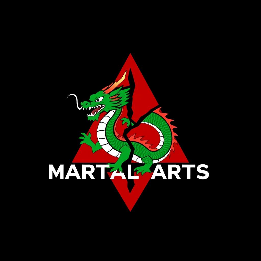 A modern, professional logo designed with a striking impact, featuring a broken triangle in red and white