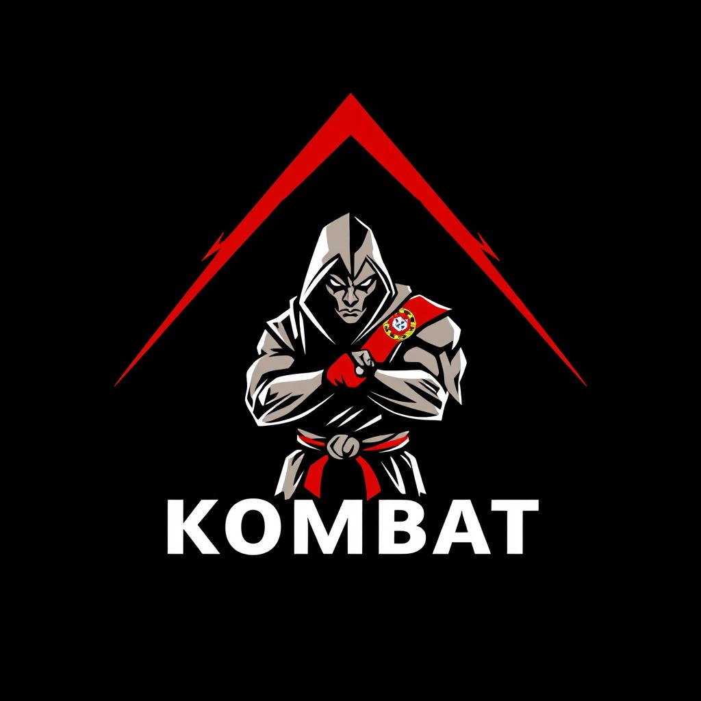A modern professional logo design featuring a broken triangle in red and white, representing strength and impact
