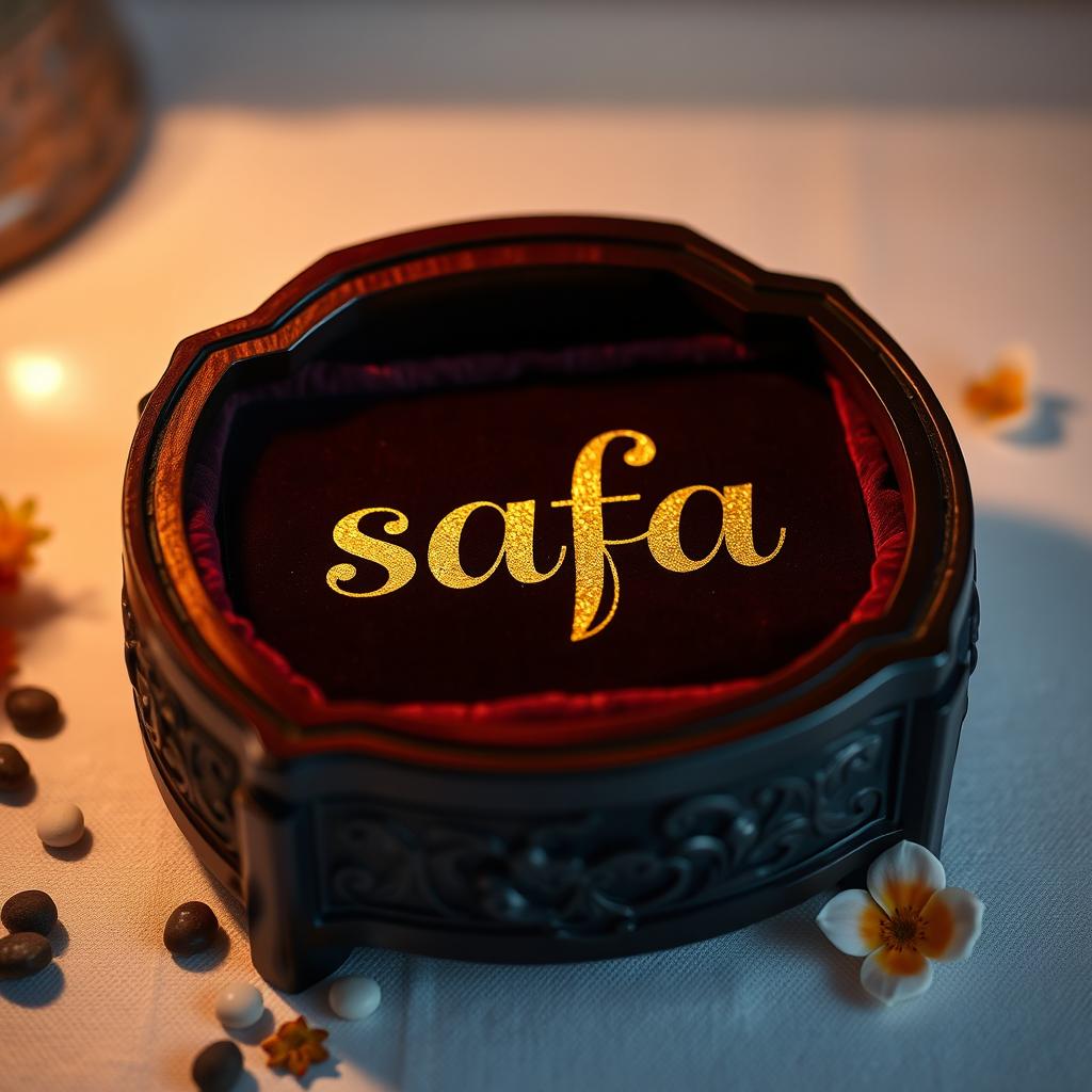 A beautifully designed wooden box with a polished finish and ornate carvings