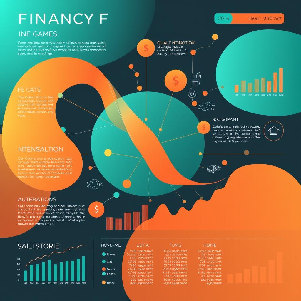 Sophisticated Financial Infographic with Modern Design