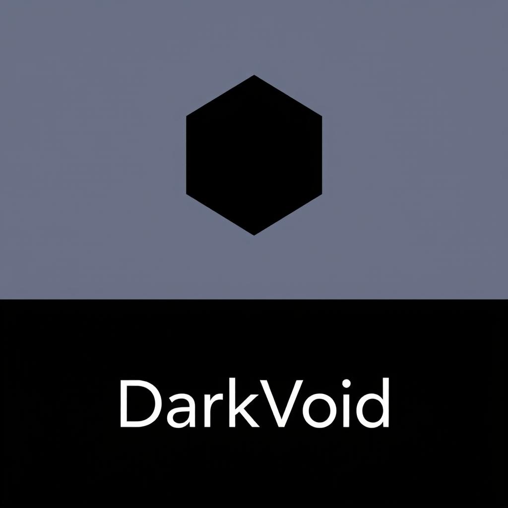 A sleek and modern VOID logo, designed with a geometric and minimalistic approach that embodies the concept of emptiness