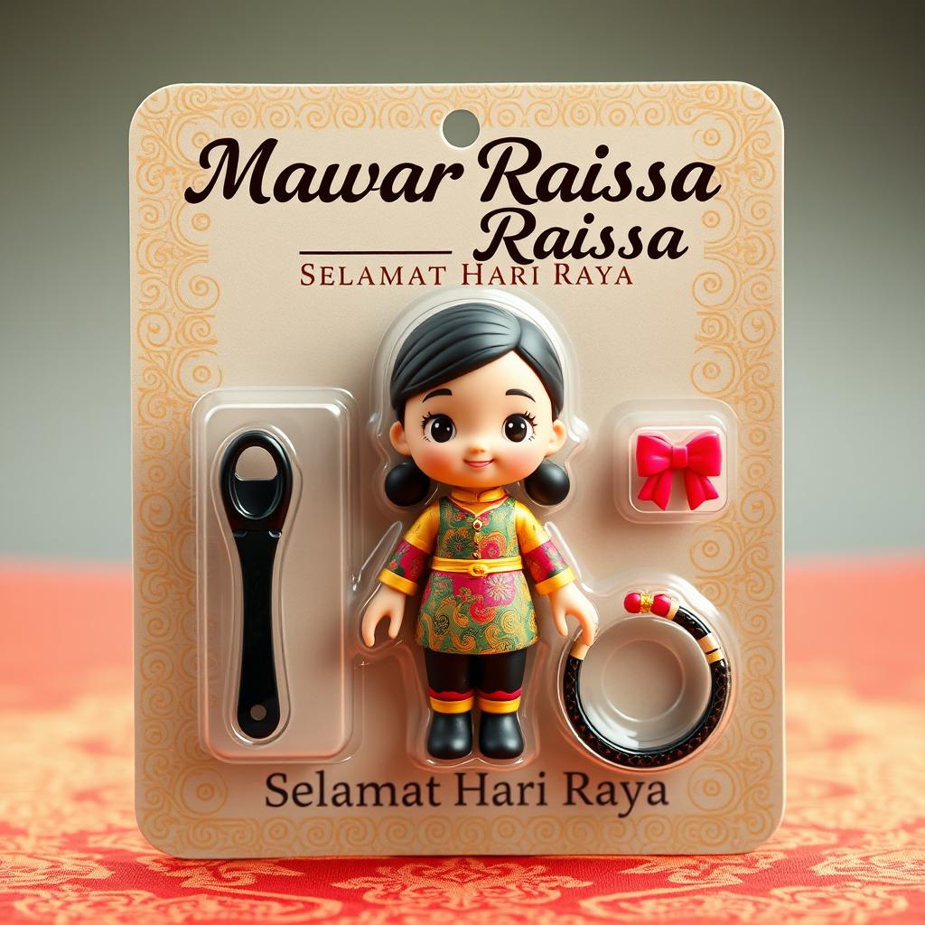 A beautifully designed action figure toy resembling a cartoon-like character with a cute face