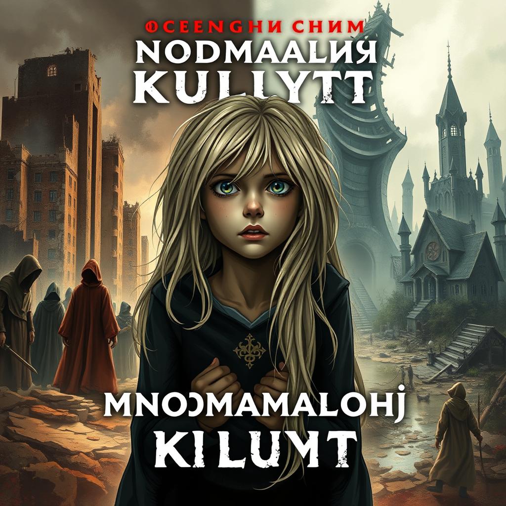 A book cover titled "Аномальный культ" by Ксения Ким