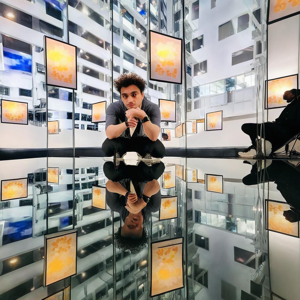 Experience the Enchantment of an Infinity Room: Illuminated Cube Lights ...