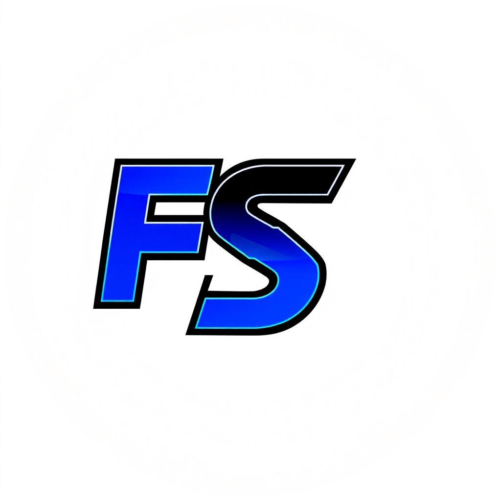 An epic and clear logo design featuring the letters 'FS'