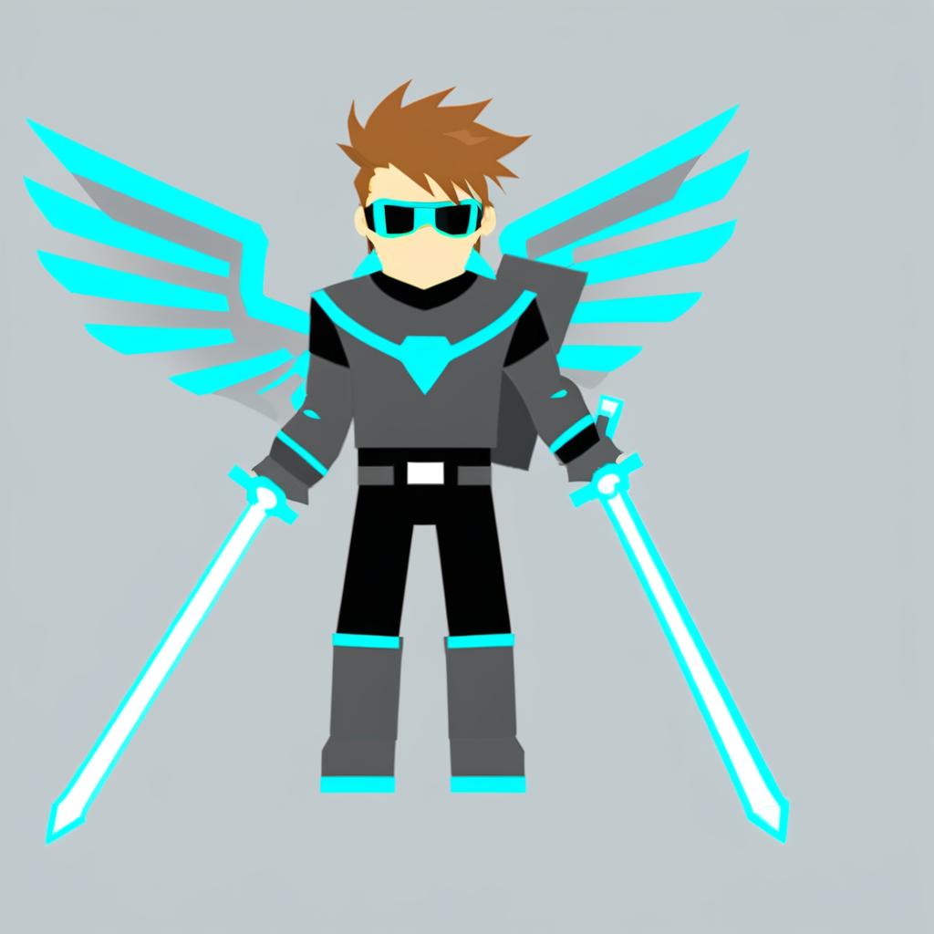 a 2d simple drawing of the image. Make it look more like an anime character.