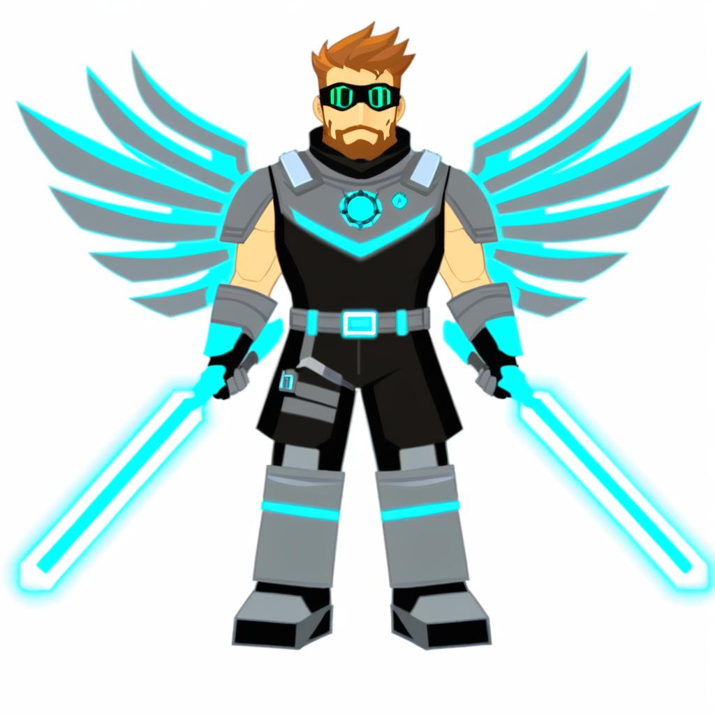 Geno - A scientist. He has been in cryosleep since the old world, but he is ready to serve the Barracuda Army. He has dark eyes, and slightly ginger hair, before he went into cryosleep, he was killed in an outbreak of zom-22. He was revived using technology, which is why there are strange markings on his body. He has a very high IQ of about 190, which makes him a skilled scientist / engineer. He suffers from insanity occasionally due to this. When he is insane, he goes by the name “Rin” and he will not recall events from when he is in his “insanity state”. 2d simple drawing in an anime art style.