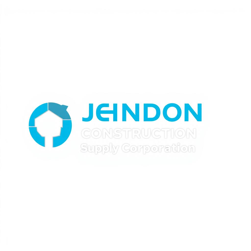 A professional logo design for 'Johndon Construction and Supply Corporation'