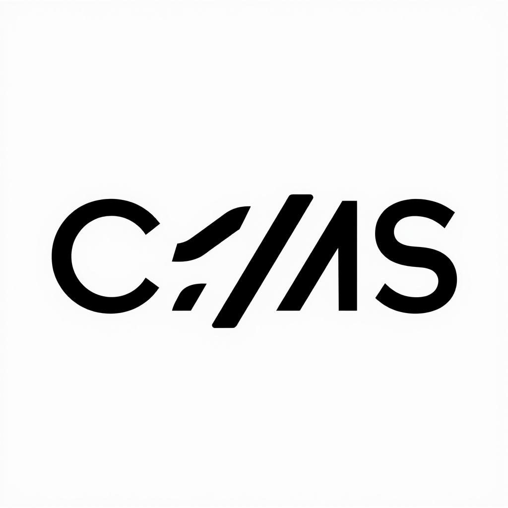 A sleek and modern black and white icon design representing the acronym 'CMS'