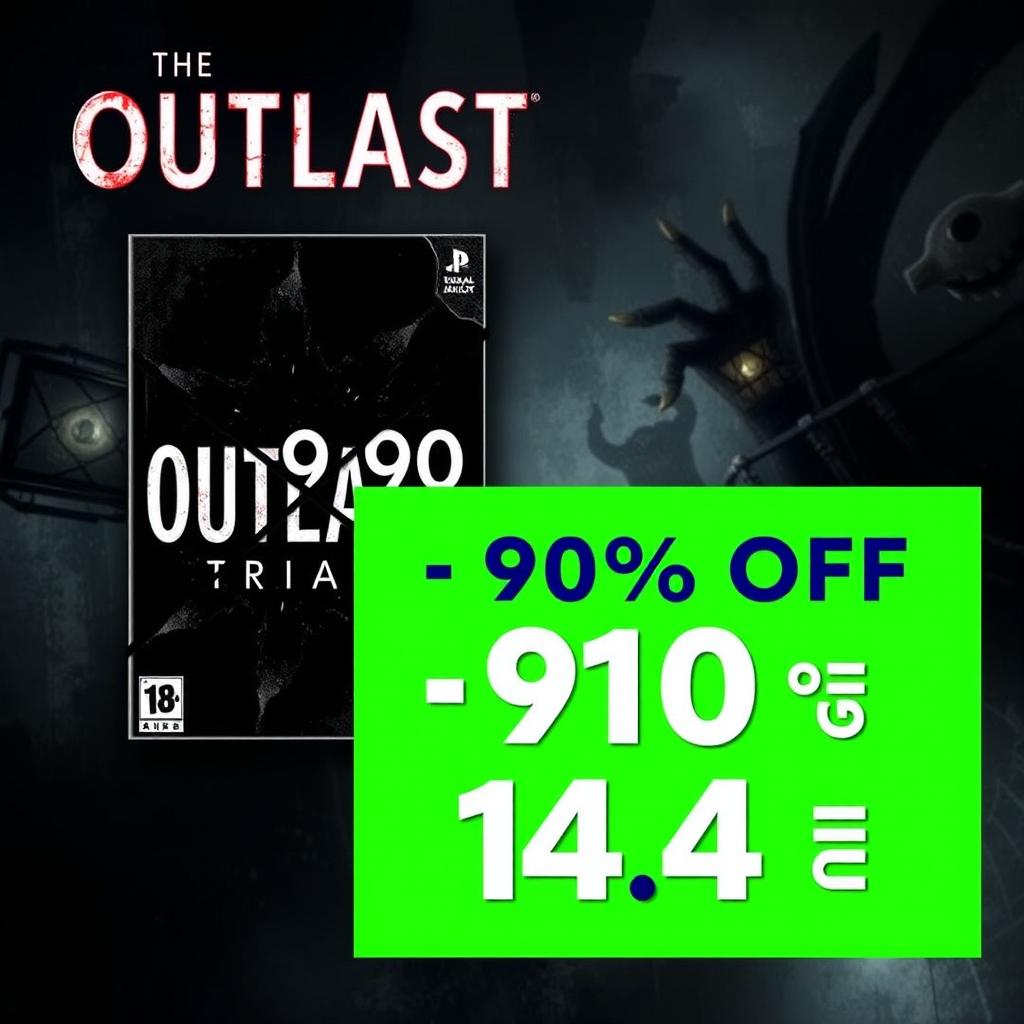 A visually appealing promotional banner for a video game discount