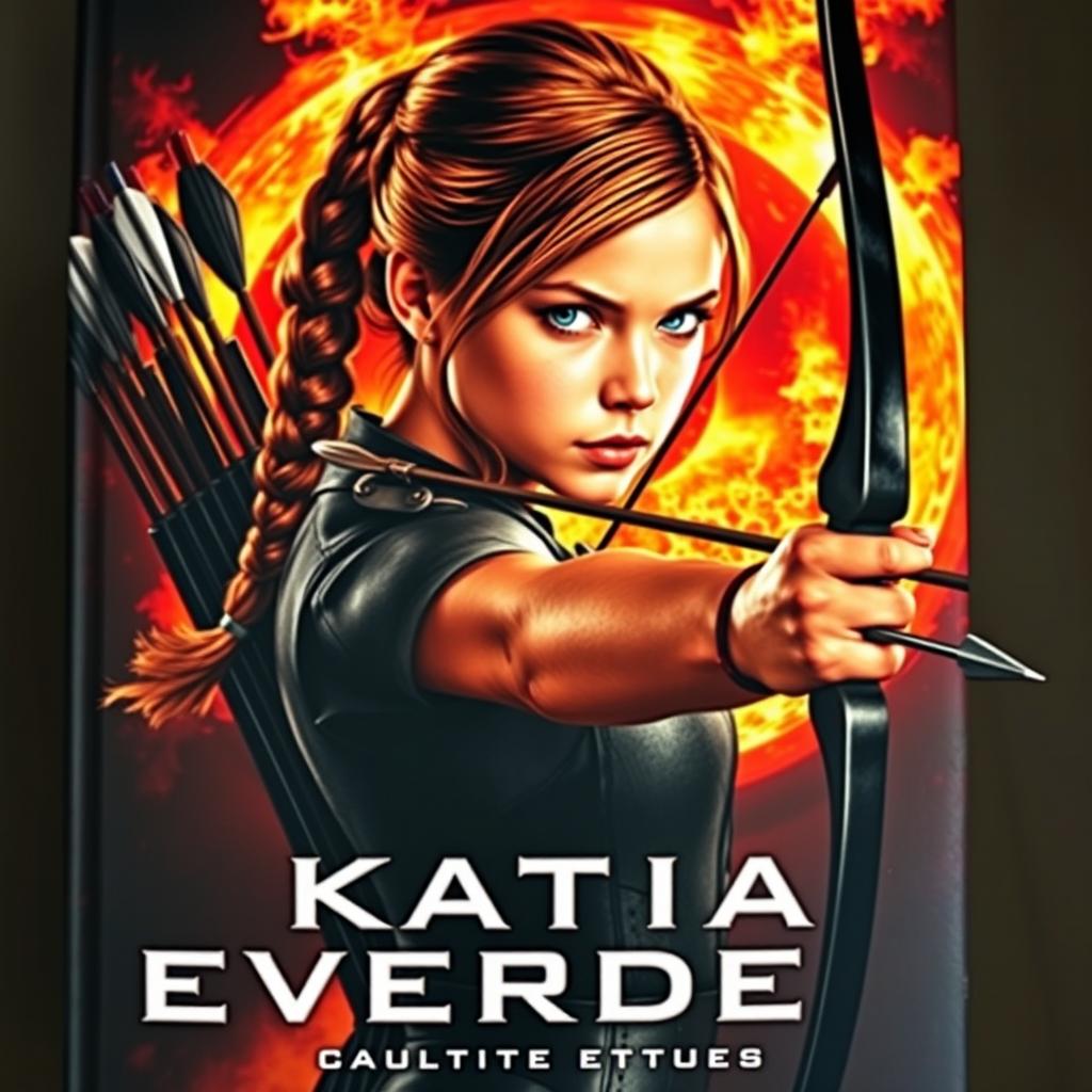Fierce Book Cover Design: Katia Everdeen's Rebellion Against the Capitol
