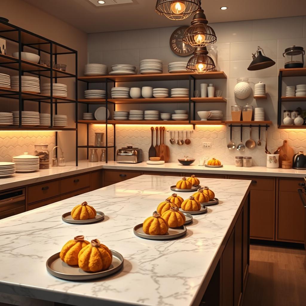A modern and cozy atelier inspired by a well-lit kitchen