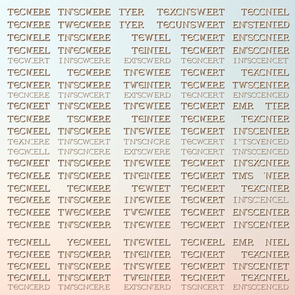 An image featuring a visually appealing layout with text uniformly distributed across the entire surface