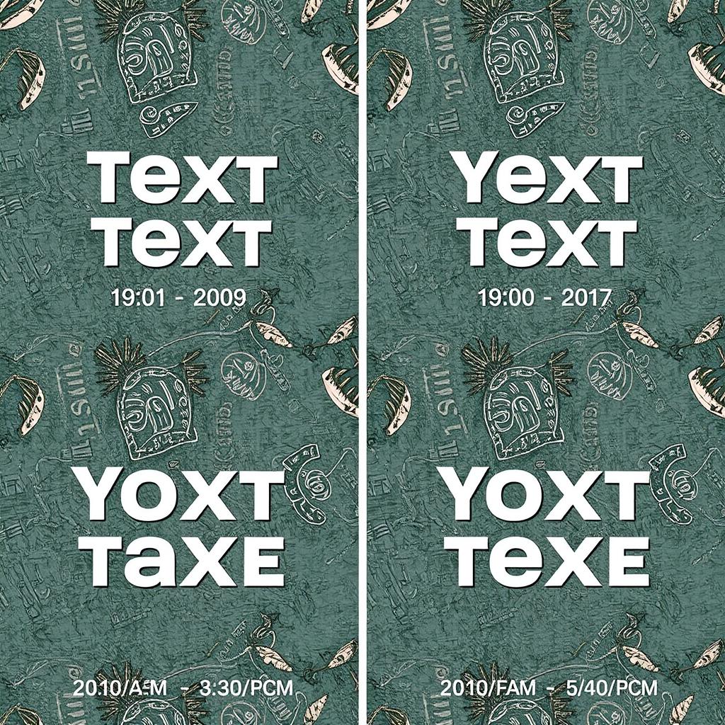A natural and seamless blend of two images where the text on the first image is replaced with the corresponding text from the second image, while keeping the original datetime stamps exactly the same