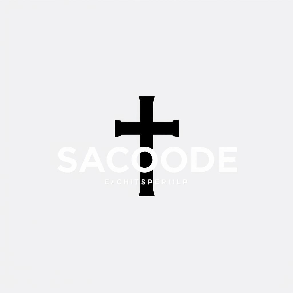 A modern logo for the brand SACOODE, specializing in t-shirts