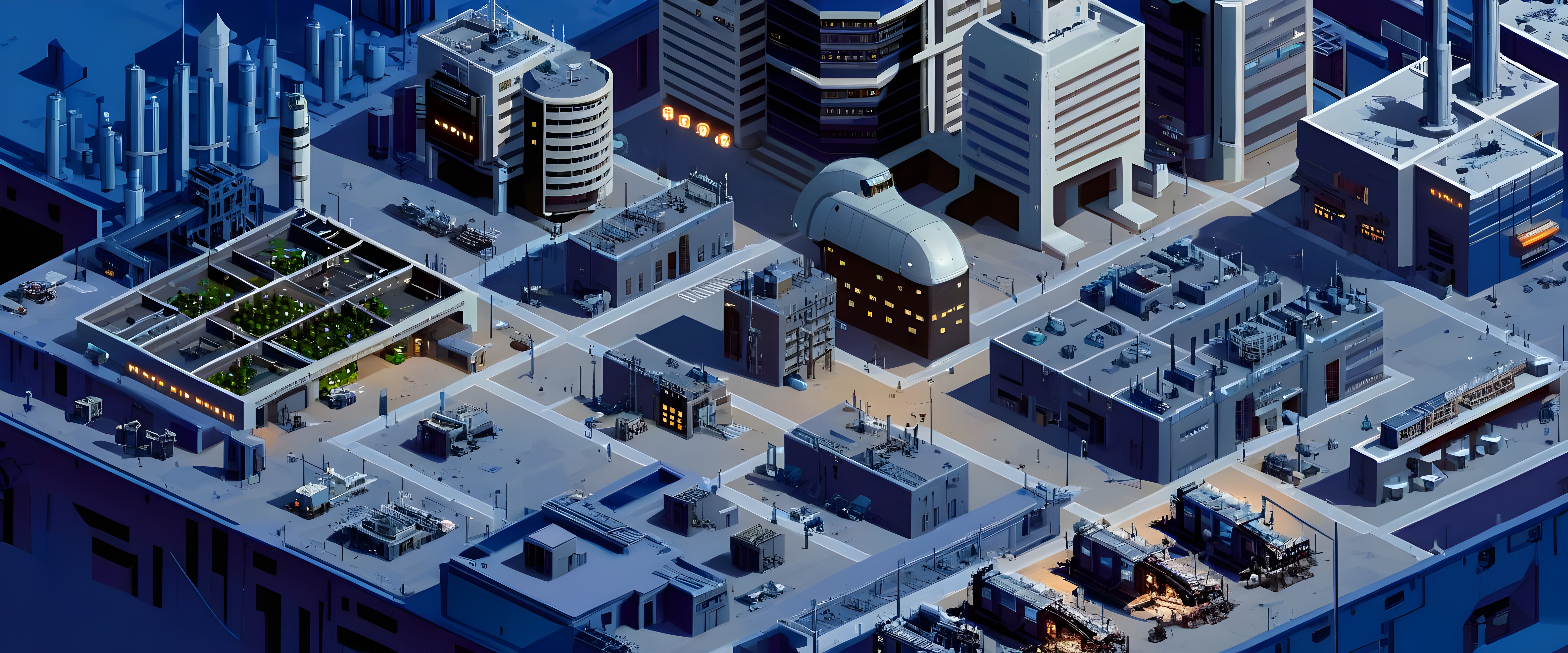 Urban Oasis: A Vibrant Cityscape