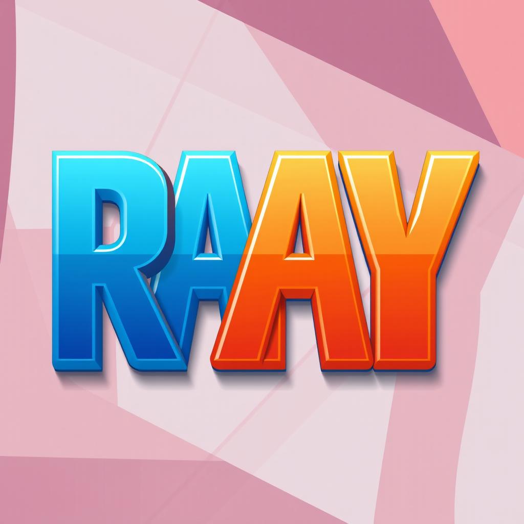 A bold, stylized representation of the word 'RAY' where the letter 'J' has been creatively transformed into a 'Y'