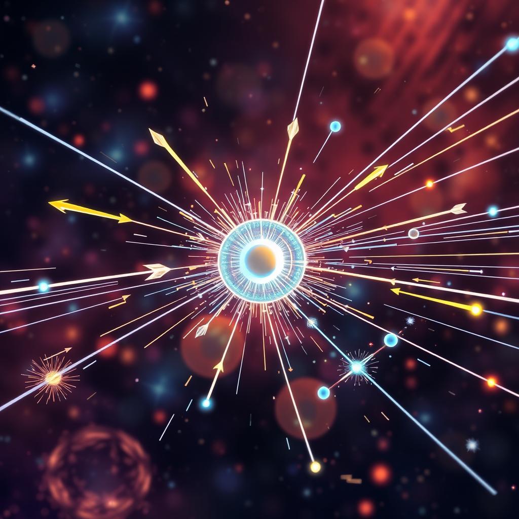 An illustration of a proton-proton collision event resulting in the production of Z bosons, which then decay into pairs of electrons and positrons