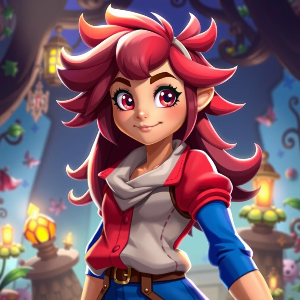 A character portrait of Ashley from the video game 'The Coffin of Andy and LeyLey'