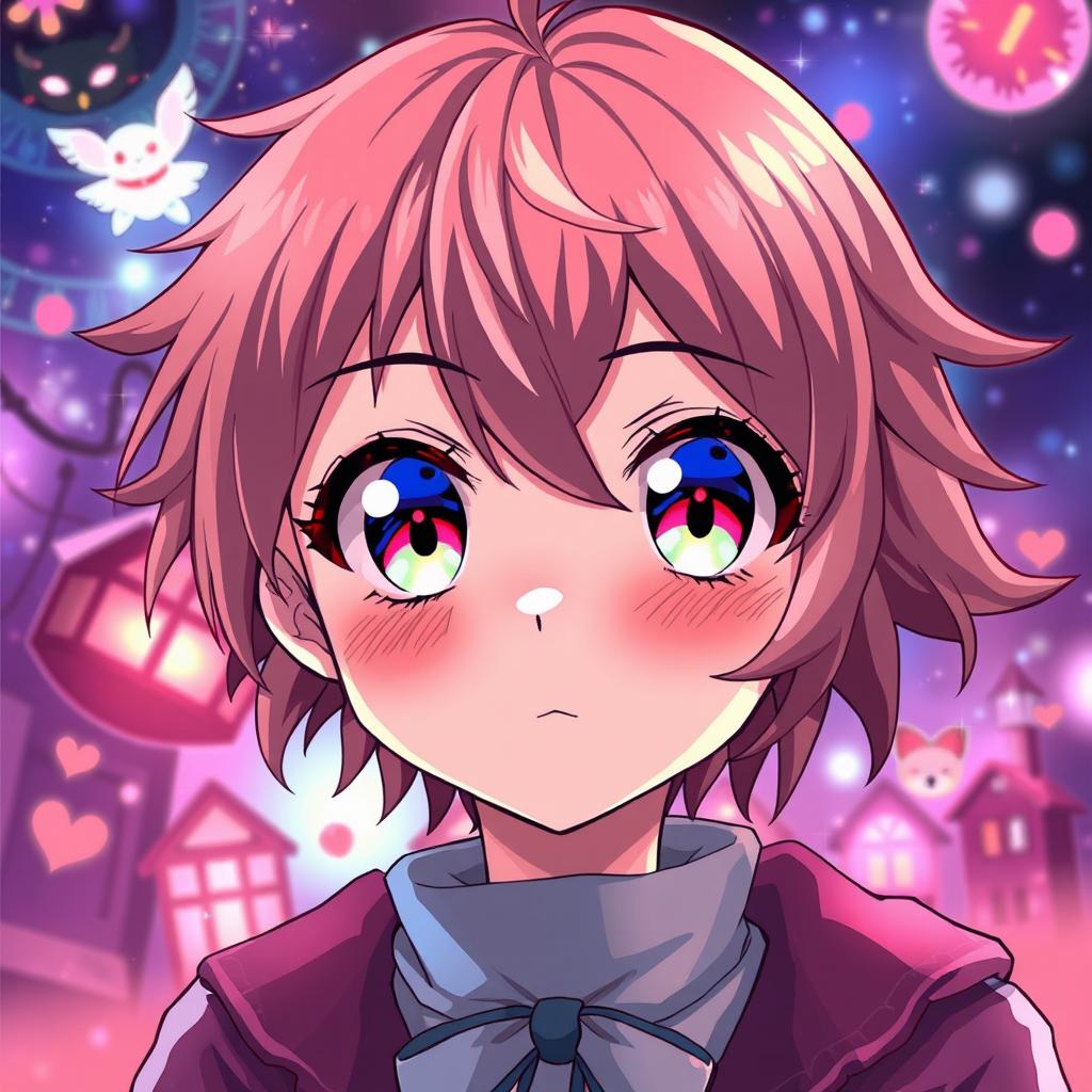 An anime-style transformation of the given image, with vibrant colors, dynamic expressions, and a stylized character design that emphasizes the features and atmosphere of the original image