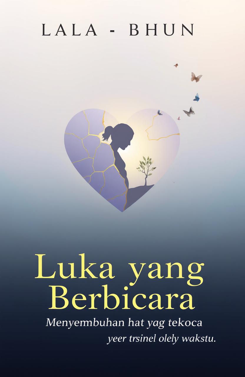 An emotionally resonant image featuring a gradient of pastel colors: light blue, lavender, and cream transitioning from dark to light