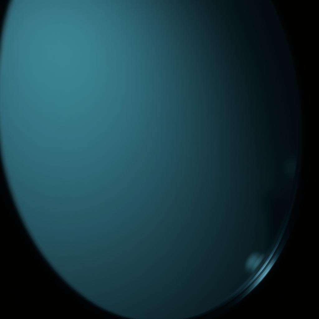 A close-up shot of an empty mirror, with no reflections visible