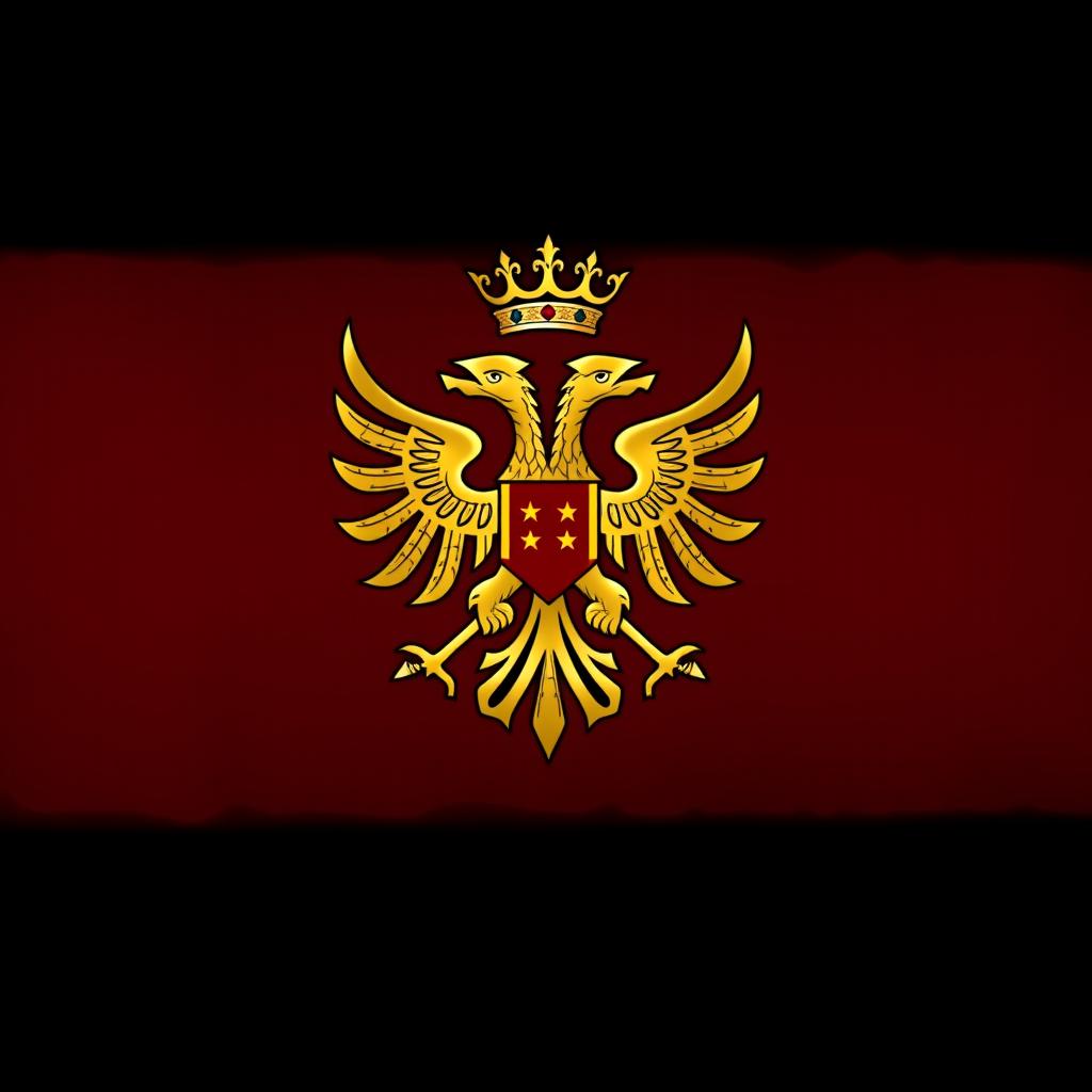 A militaristic and authoritarian flag design representing nationalism in Montenegro