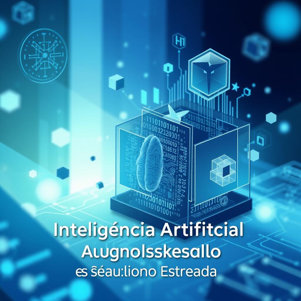 A visually striking thesis cover for a work titled 'Artificial Intelligence and Augmented Reality'