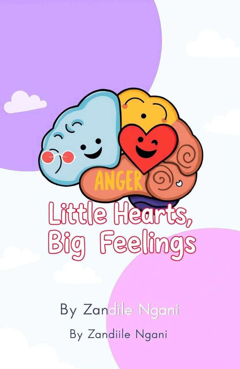 An illustrated and abstract representation of a brain featuring different emotions such as sadness (soft blues), happiness (bright yellows), anger (fiery reds), and anxiety (swirling purples)