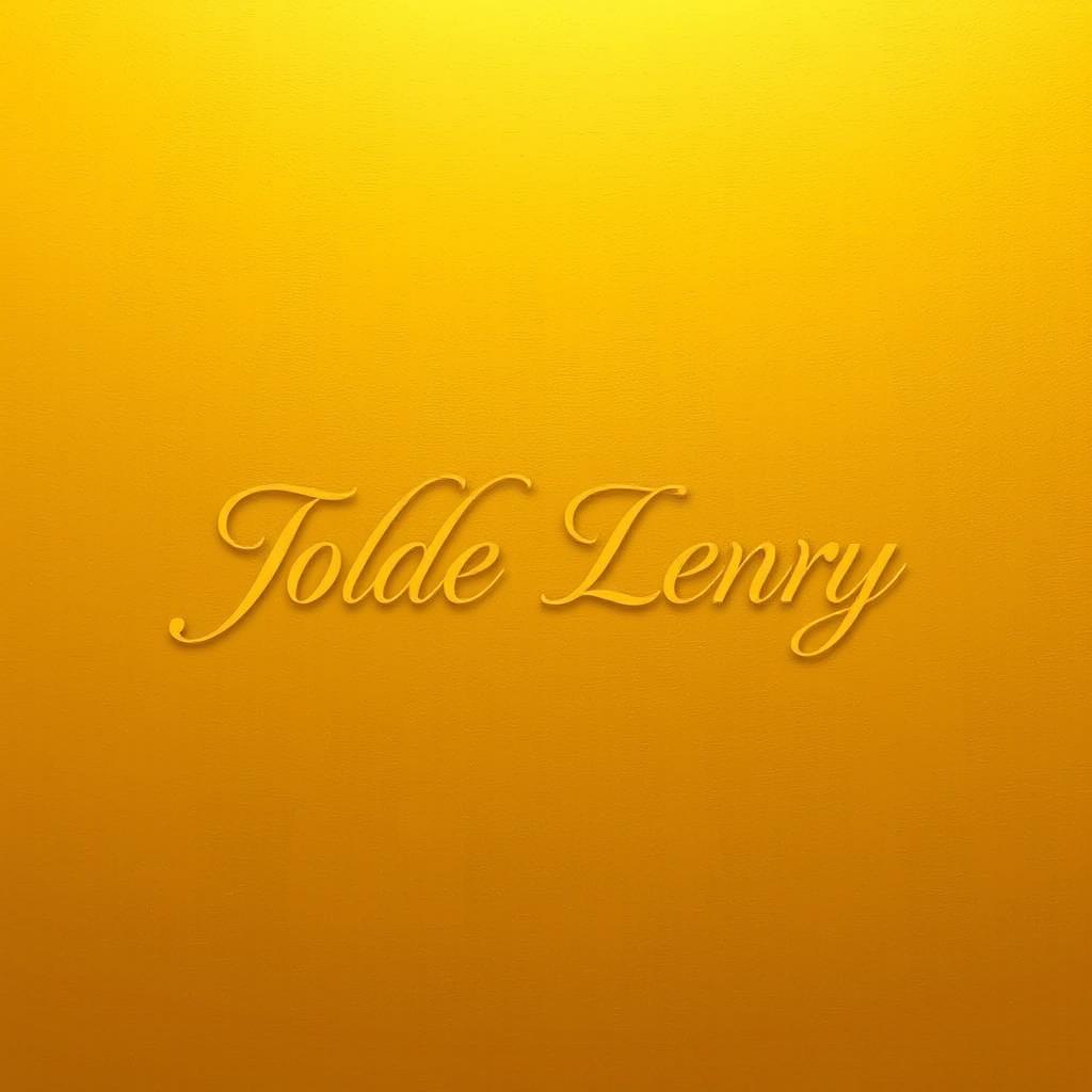 A simple and elegant image featuring a rich gold-yellow background, with beautifully styled text that reads the desired phrase in a sophisticated font