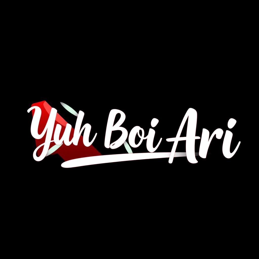 A logo design for a Trinidad artist named 'Yuh Boi Ari'