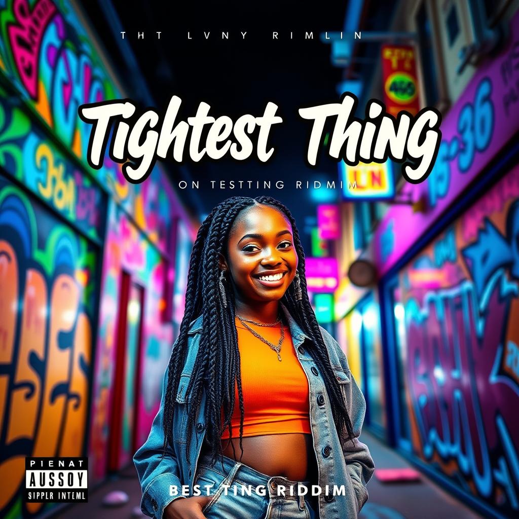 An album cover for a song titled 'Tightest Thing' on the Best Ting Riddim