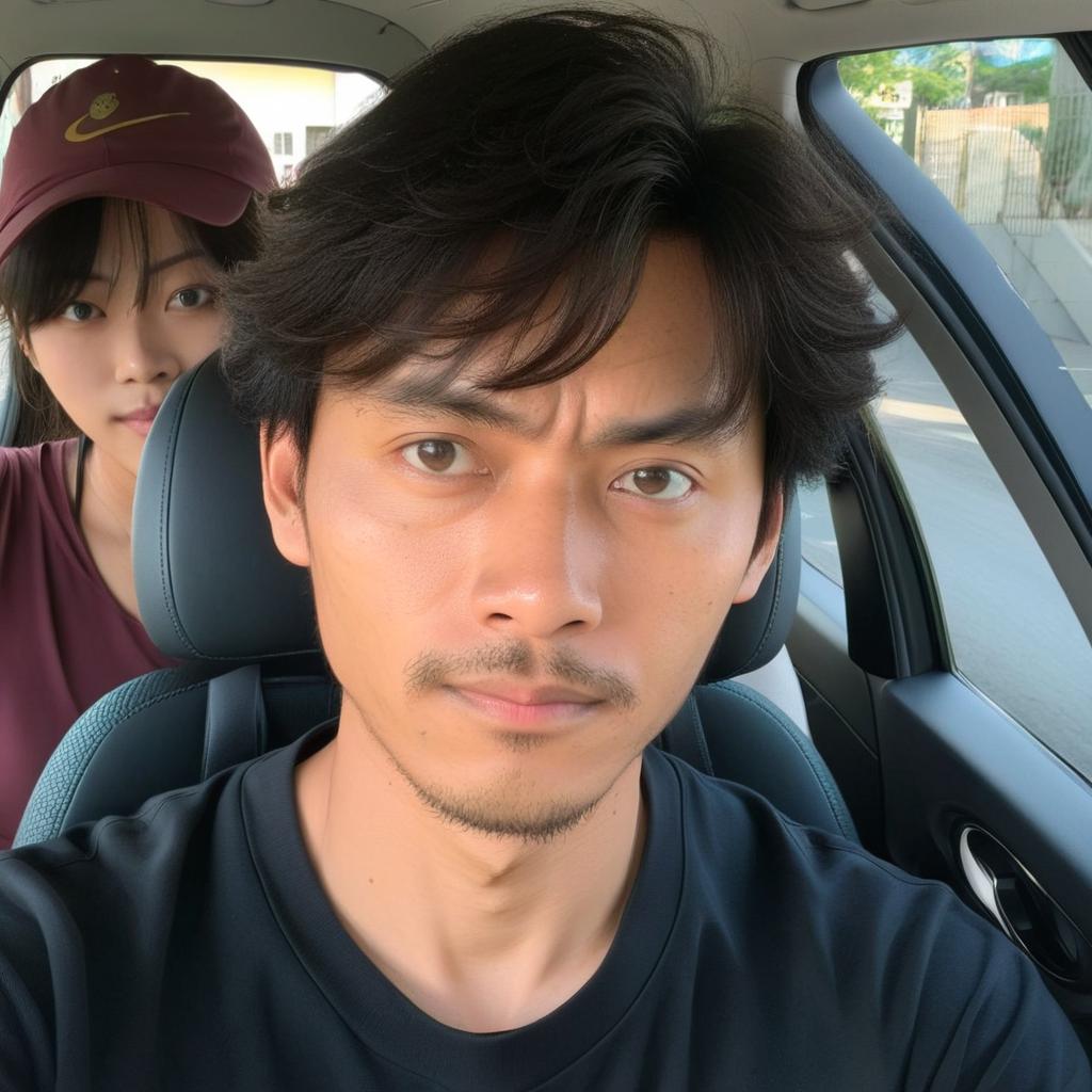 make this pic an original animation-style version inspired by Studio Ghibli without directly replicating their style.