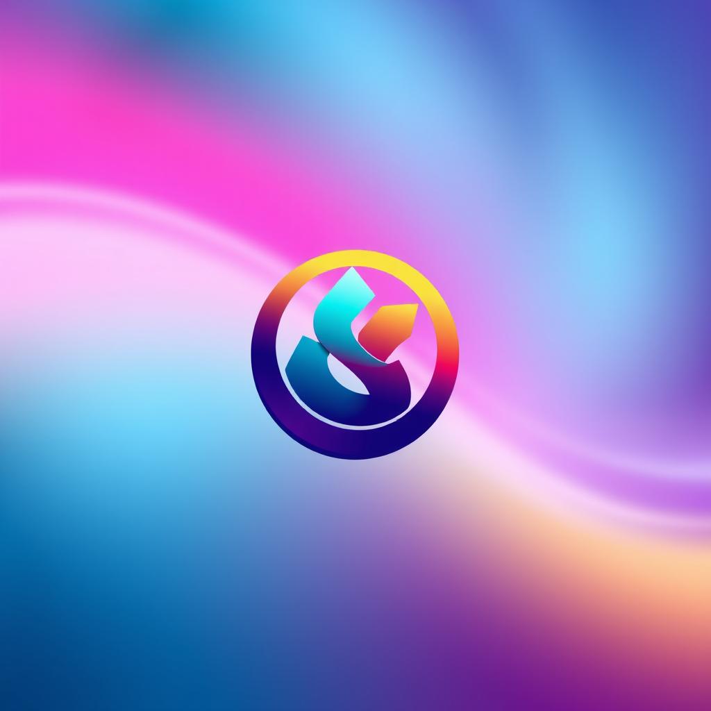 A logo design with a more attractive background