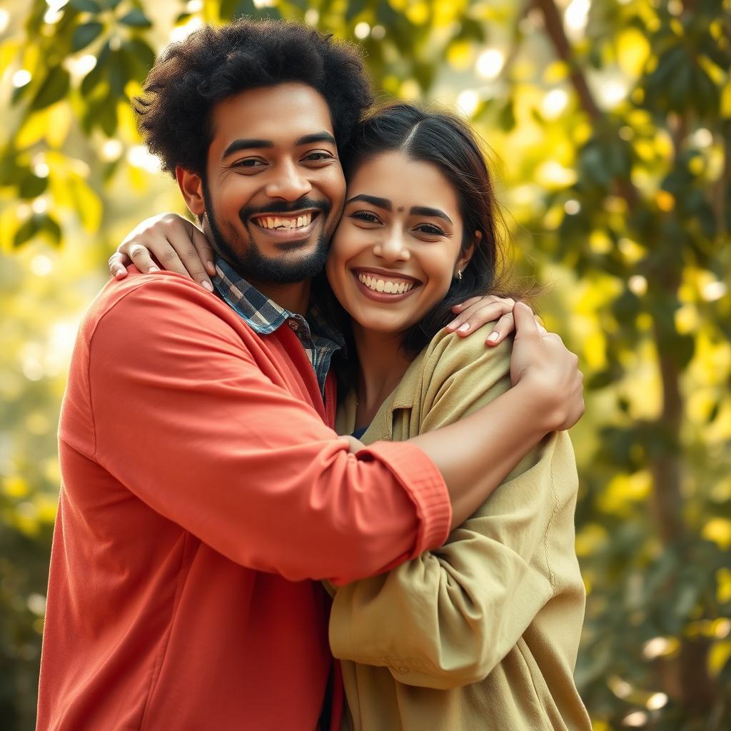 Warm Embrace: Celebrating Friendship in Nature