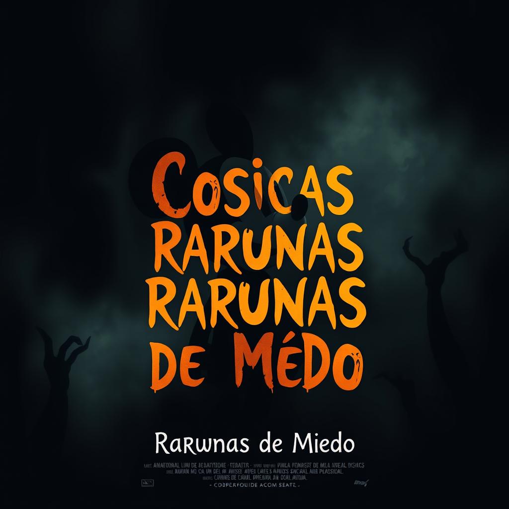 A chilling movie poster featuring unusual and creepy elements, designed with a shadowy theme