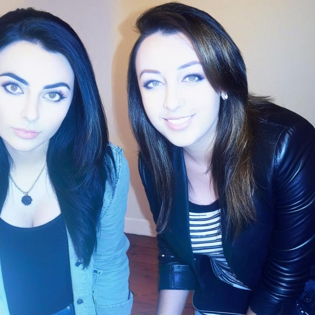 Can you crop this photo and make the skin tone less pale and bright and more tanned