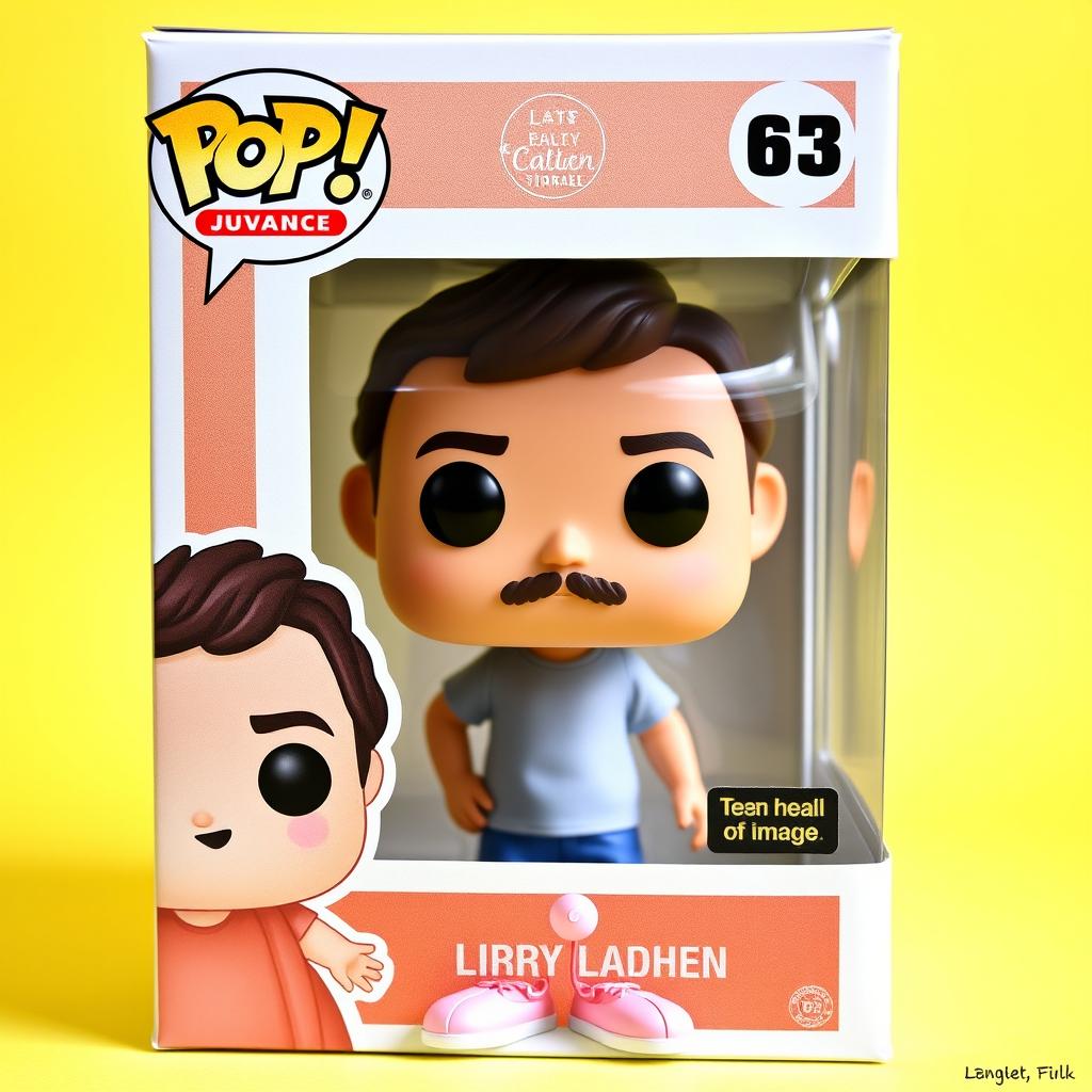 A stylized Funko Pop! vinyl figure featuring a unique character inspired by the user's image