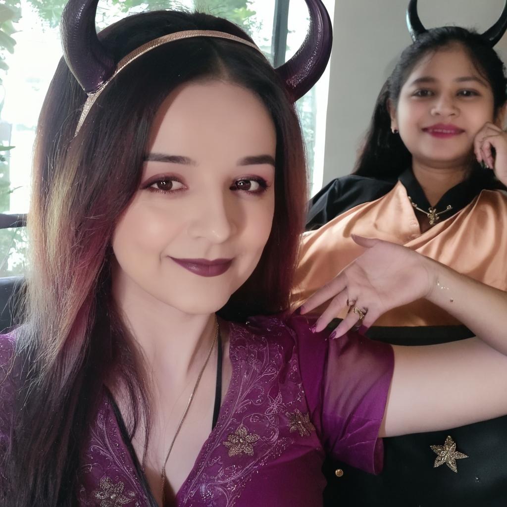 Make violet girl in a succubus