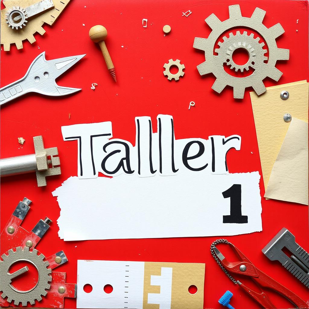 A handmade style cover for a course titled 'Taller 1'
