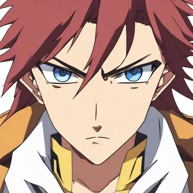 In the anime series, the angular distance between the protagonist's eyes symbolized their unique power and determination.