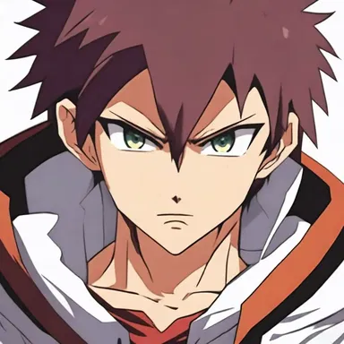 In the anime series, the angular distance between the protagonist's eyes symbolized their unique power and determination.