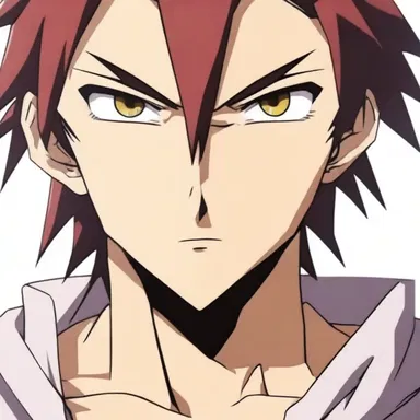 In the anime series, the angular distance between the protagonist's eyes symbolized their unique power and determination.
