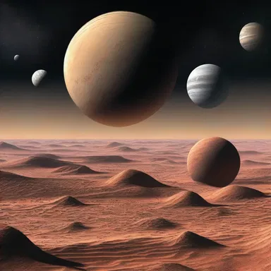 In the futuristic world of science fiction, the angular distance between planets determined the feasibility of space travel.