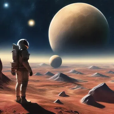 In the futuristic world of science fiction, the angular distance between planets determined the feasibility of space travel.